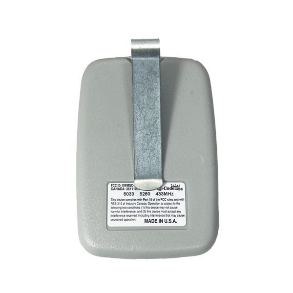 Digi-Code DC-3033 433MHz 3 Channel Visor Remote Control - Image 3