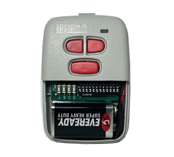 Digi-Code DC-GN3 315 / 390 MHz Three Button Genie Universal Visor Remote Control - Image 3